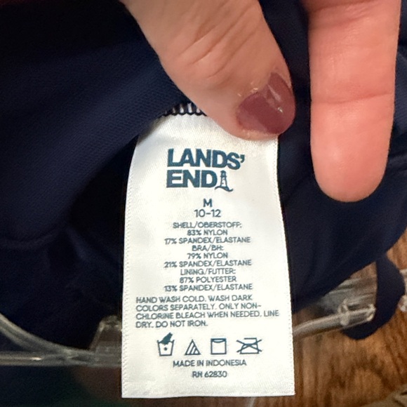 Lands' End Women’s Swim Dress Size 10-12 NWOT - Picture 5 of 5